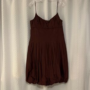 Nicole Miller Chocolate Brown Dress
